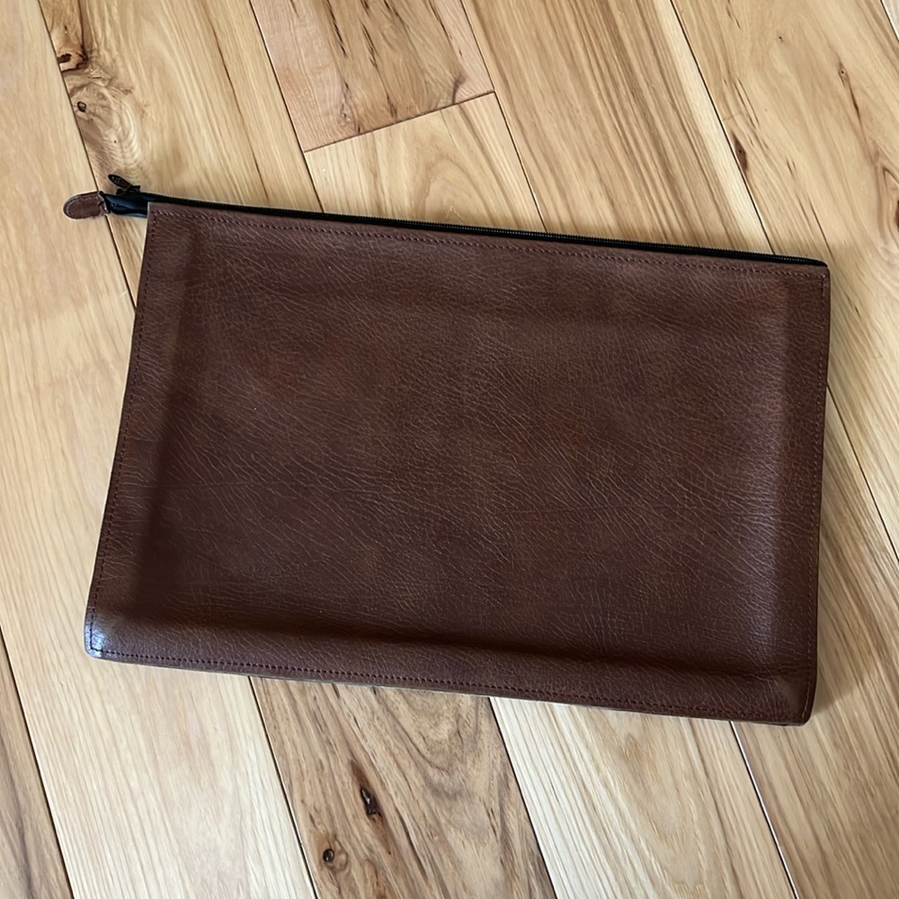 Vintage Collacutt Toronto Leather Laptop Sleeve Case